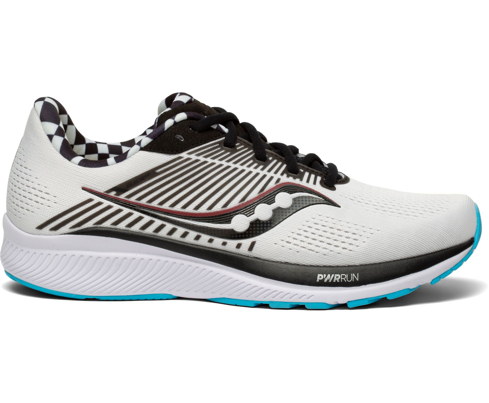 Men's Saucony Guide 14 Running Shoes Silver / Black | Singapore 490CTVE